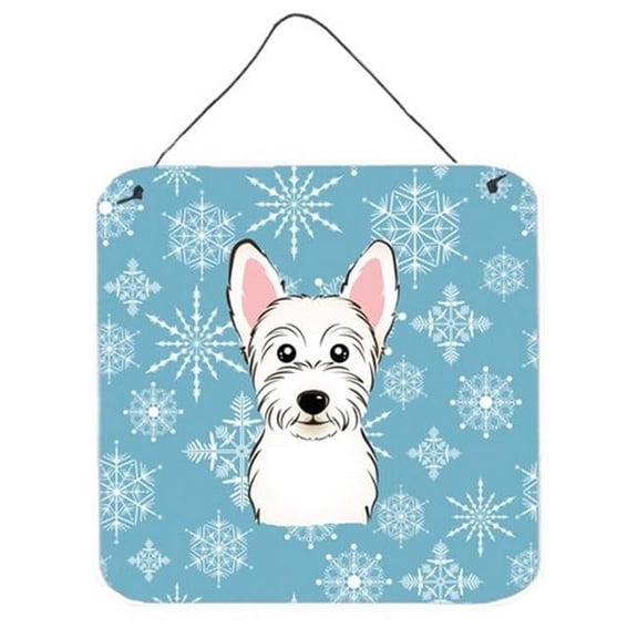 Carolines Treasures BB1660DS66 Snowflake Westie Wall and Door Hanging Prints