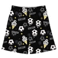 thumbnail image 2 of Kids Soccer Ice Cream Print Shorts Elastic Waist Beach Swim Trunks Sizes 100 160 Fit Ages 2 14, 2 of 4