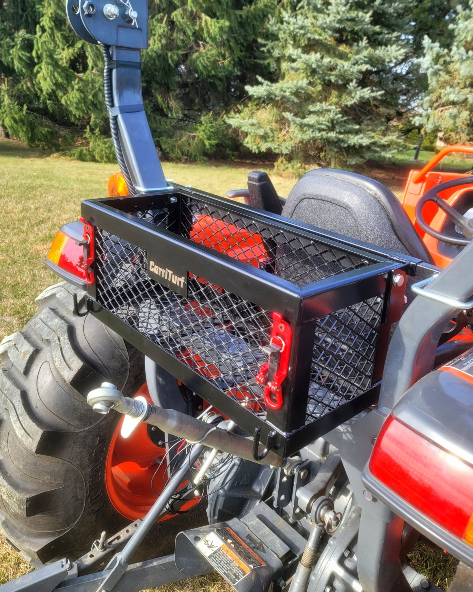 CarriTurf Heavy Duty ROPs Tractor Toolbox