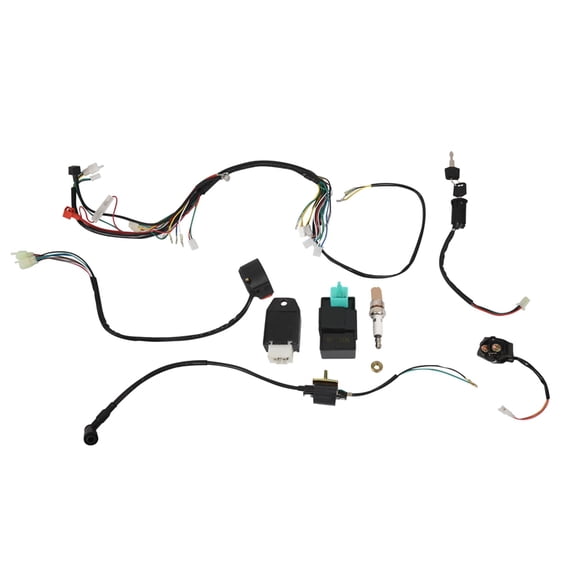 Atv 150Cc 200Cc 250Cc Ignition Coil Harness Switch Assembly Wiring Harness Coil Rectifier CDI ATV Solenoid  Quad Pit Dirt Bike  Go Kart Kits