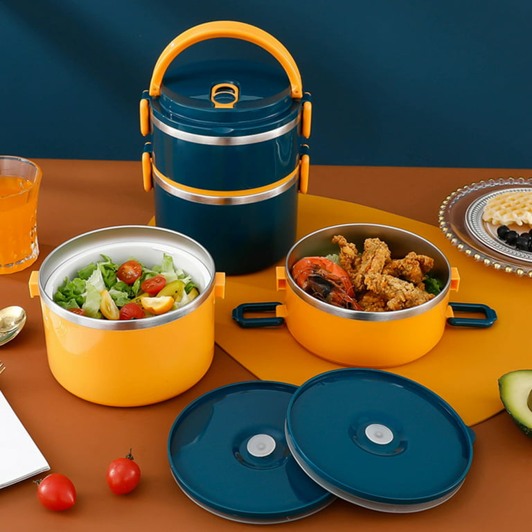 Pinnacle Thermoware Thermal Lunch Box Set Lunch Containers for Adults &  Kids, Green - Walmart.com