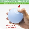 thumbnail image 2 of GoSports 85mm LED Bocce Ball Game Set | Includes 8 Light Up Bocce Balls (8.5oz Each), Pallino, Case and Measuring Rope, 2 of 4