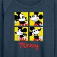 thumbnail image 3 of Mickey & Friends - Mickey Grid - Women's Lightweight French Terry Long Sleeve Shirt, 3 of 5