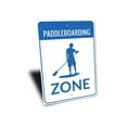 thumbnail image 3 of Paddleboarding Zone Novelty Decor, Metal Wall Sign - 10x14 Inches, 3 of 4