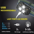 thumbnail image 6 of Headlamp with Motion Sensor Rechargeable Headlamp 5 LED USB Headlights with 6 Modes 500 Lumens IPX4 Waterproof Head Flashlights with Adjustalbe Headband for Outdoor Running Camping Adults and Kids, 6 of 7