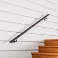 thumbnail image 3 of 4 Ft Modern Oval Stair Railing Kit, Professional Stainless Steel Frosted Handrail, Indoor&Outdoor Staircase Handrail, Metal Railing Suitable for The Elderly and Children, 3 of 6