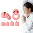 thumbnail image 1 of Boucle d'Outils de Cuisine Silencieuse 2 Bouchons d'Oreilles Confortables Réutilisables Réduction du Bruit Bouchons d'Oreilles pour Sommeil Concentration Profonde Voyage Sensibilité / Audition Flexible / Ajustement Personnalisable, 1 of 4