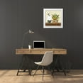 thumbnail image 4 of Pamela Gladding 12x12 White Modern Wood Framed Wall Art Titled - Chef Salad, 4 of 5