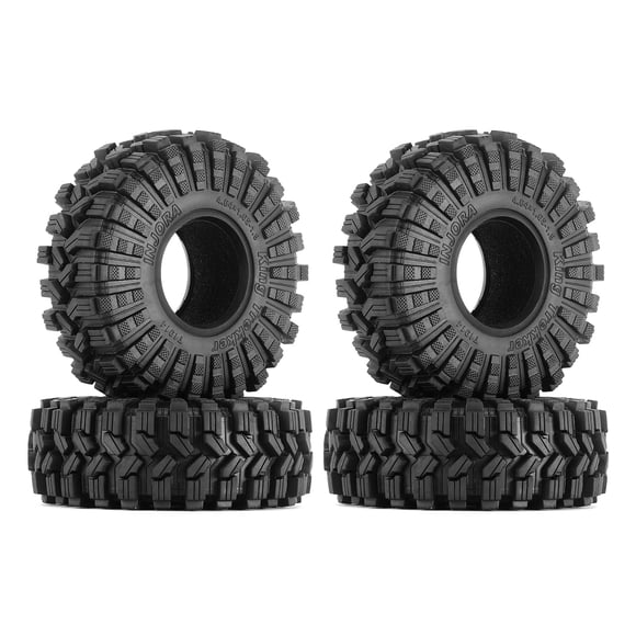 INJORA King Trekker 1.9" S5 All Terrain Tires for 1/10 RC Crawler Upgrade(118 * 42mm)