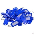 thumbnail image 1 of segolike 100pcs Removable Waterproof Key Tags ID Name Card Tags Mark Label Blue, 1 of 9
