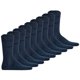 thumbnail image 1 of bugatti calcetines de hombre, paquete de 9 - Calcetines Algodón Suave Uni Basic Azul 43-46, 1 of 1