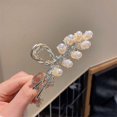thumbnail image 3 of Lishi Flower Pearl Hair Clasps for Women, 3 of 3