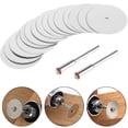 thumbnail image 1 of Chendee Kit de Lames de Scie Circulaires Mini 15 Pcs Disque de Roue de Coupe en Acier Inoxydable Outil Rotatif, 1 of 9