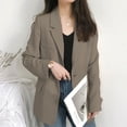 thumbnail image 2 of Baberdicy Women's Suits | Women's Coats Clearance! Khaki Xx-Large, 2 of 4