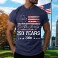 thumbnail image 2 of American Flag Shirt Women's USA American Flag Patriotic Fourth of July Independence Day Short Sleeve T-shirt Graphic Tee Graphic Dark Blue,S, 2 of 6