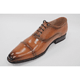 thumbnail image 2 of Men's Masimo Tan Faux Textured Print Laced Dress Shoes 2709-08, 2 of 7