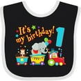 thumbnail image 3 of Inktastic It's My Birthday Circus Train 1st Birthday Boys or Girls Baby Bib, 3 of 4