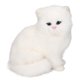 thumbnail image 2 of Mascota de piel sintética, figura de gato peludo de simulación, figura realista, mini gatito, réplica de animal de casa, muy recomendable, 2 of 14