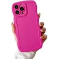 Case for iPhone 11 Case, Wave Curly Frame Design for Women Girls, Cute