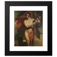 thumbnail image 2 of Daniel Maclise 20x24 Black Modern Framed Museum Art Print Titled - The Standard Bearer, 2 of 5