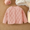 thumbnail image 2 of fatyb Boys Girls Cotton Jacket Button down Crewneck Quilted Coat Warm Casual Thermal Outerwear for Kids, 2 of 6