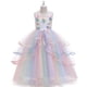 thumbnail image 3 of Vestido de niña Vestido de princesa Vestido de unicornio Vestido infantil Estilo único Versátil Ropa de temporada, 3 of 5