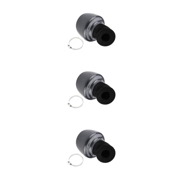 Youkk Intake Filter for Chopper Cruiser Bobber Carbon Fiber 24-48mm 3Set