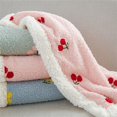 thumbnail image 2 of Cute Cherry Pattern Pet Blanket ShopWise LLC Round, 2 of 9