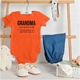 thumbnail image 3 of Grandma First Person When Mom Says No Romper Boys or Girls Infant Baby Brisco Brands 24M, 3 of 6