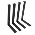 thumbnail image 4 of 4 Piezas Soporte De Estante En L Soporte De Estante De Hierro Soporte De Metal En Forma De L para El Hogar Cocina Oficina Garaje Baño 30 Cm / 11,8 Pulgadas, 4 of 10