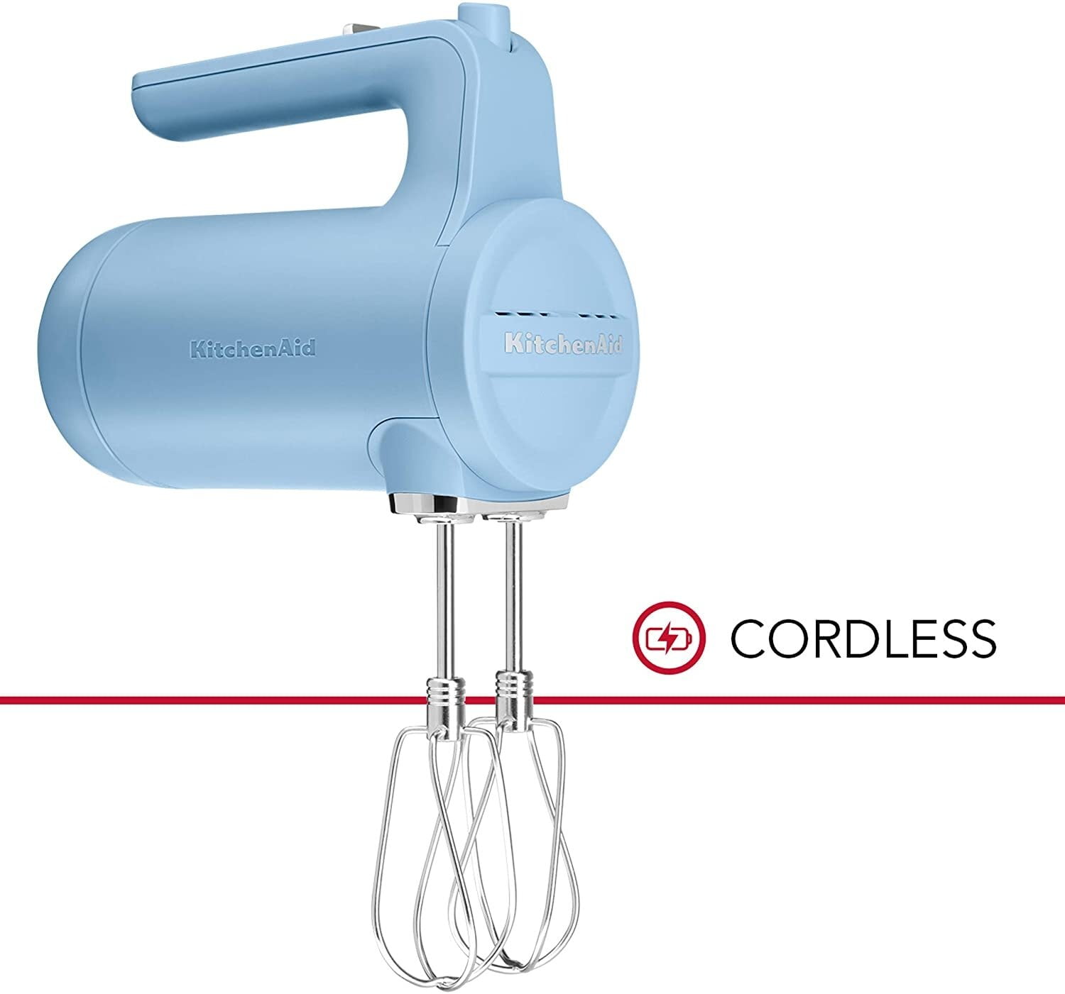 KitchenAid 7Speed Cordless Hand Mixer Blue Velvet