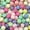 Mix colors, variant on A pack of acrylic illusion beads in 4 sizes for manual DIY - style2