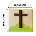 thumbnail image 2 of LEWEEN Holy Week Easter Gift Box with Wooden Figure Doll, 3.5 x 3.5 Inch Creative Holiday Gift Set, Home Party Educational Storytelling Decor Props, 2 of 5