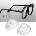 thumbnail image 1 of Safety Glasses Side Shields For Eye Glasses, Slip On Clear Eye Glasses Side Shields, Fits For Eyeglasses Bracket Width Is More Than 12mm, 1 of 5