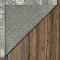 thumbnail image 6 of My Magic Carpet Machine Washable Amaya Bordered Abstract Greige 6x9 Area Rug - Non-Slip Indoor Rugs for Living Room, Bedroom, 6 of 6