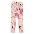 thumbnail image 4 of Kirby Poster Womens Pajama Set Loungewear Cozy Soft House Wear Sets Long Sleeve Round Neck T Shirt Top Bottom Pants Sleepwear, 4 of 9