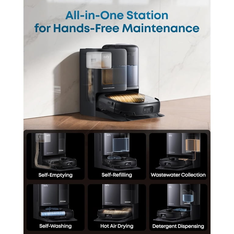 eufy Omni Robot Vacuum and mop combo E25 with Official Floor