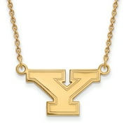 10k Yellow Gold Logoart Youngstown State University Small Pendant Necklace