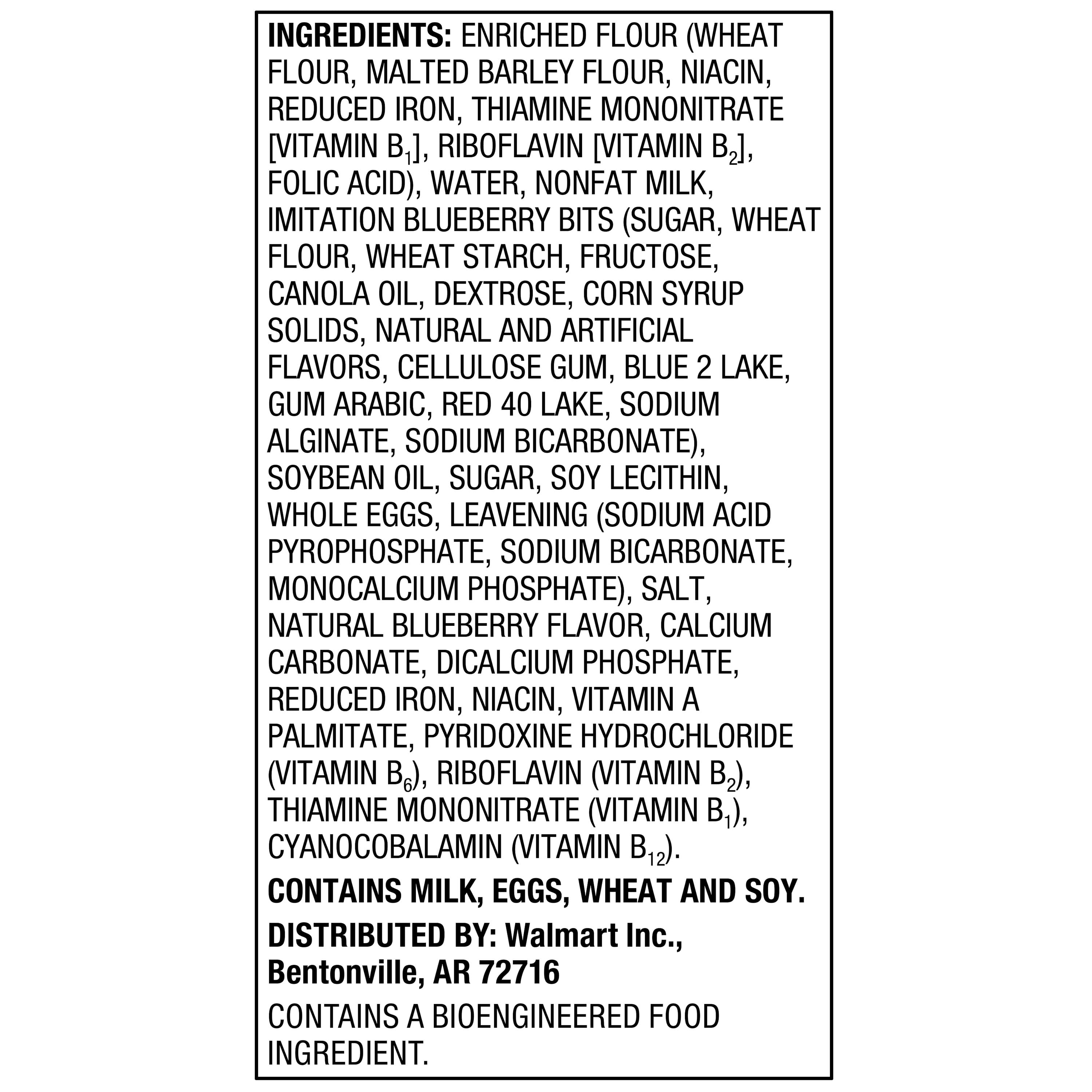 Great Value Blueberry Waffles, 12.3 oz, 10 Count (Frozen)