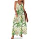 thumbnail image 1 of Vestido sin mangas con plantas tropicales de acuarela Vestidos de fiesta para mujer Vestidos de mujer elegantes y bonitos, 1 of 7