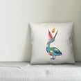thumbnail image 3 of Creative Products Painterly Pelican 16x16 Spun Poly Pillow, 3 of 3