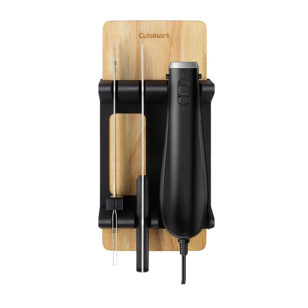Cuisinart CEK-41 AC Electric Knife, One Size (Black) and Wooden
