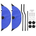 thumbnail image 2 of Kayak PVC Inflatable Outrigger Float with Sidekick Arms Rod Kayak Boat Fishing Standing Float Stabilizer System Kit Blue, 2 of 7