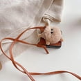 thumbnail image 4 of for Samsung Galaxy Z Flip 3 Wallet Case,Cute Furry Toy Luxury Brown Card Package Phone Cases with Leather Lanyard Flip Shockproof Protector for Galaxy Z Flip 3 5G 2021 Women Girls, 4 of 15
