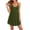 Army Green, variant on Fazvaoo Sleeveless Nightgowns for Women V-Neck Short Nightdress Fashion Plain Pajama(Black,Size S-XXL)
