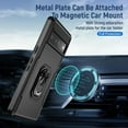 thumbnail image 4 of KOMI pour Google Pixel 8, Étui avec Protecteur d'Écran, Béquille Anneau Réglable à 360° Intégrée, Protection Militaire, Armure Antichoc - Noir, 4 of 5