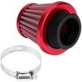 thumbnail image 2 of Air Filter with Clamp, 38mm Air Filter Intake Induction Kit for Off-road Motorcycle ATV Quad Dirt Pit Bike(Red), 2 of 5