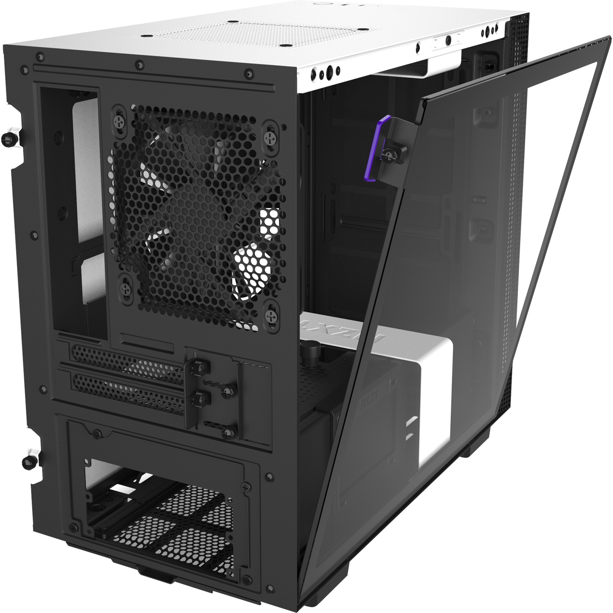 Nzxt Case H210 Sgcc Steel And Tg White Walmart Com Walmart Com