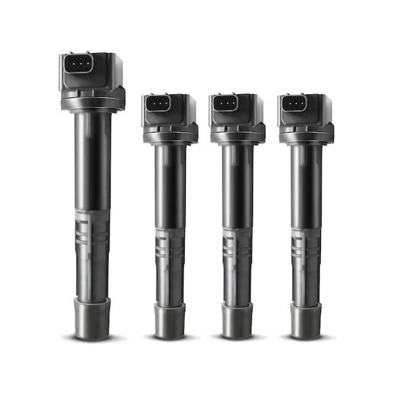 Ignition Coil Kit 4 - Compatible with 2012 - 2015 Honda Civic Si 2.4L 4-Cylinder 2013 2014
