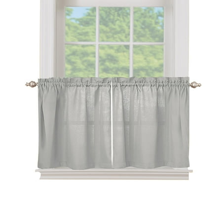 Lorraine Home Fashions Ribcord Window Curtain Tier 54 X 24